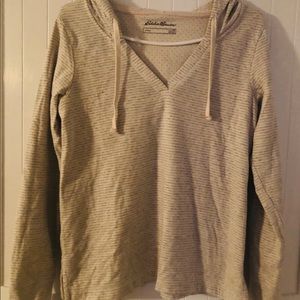 XS Eddie Bauer spring/summer sweatshirt with hood.